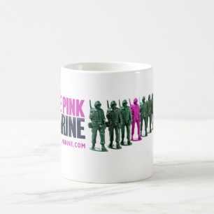 La tasse de café marine rose