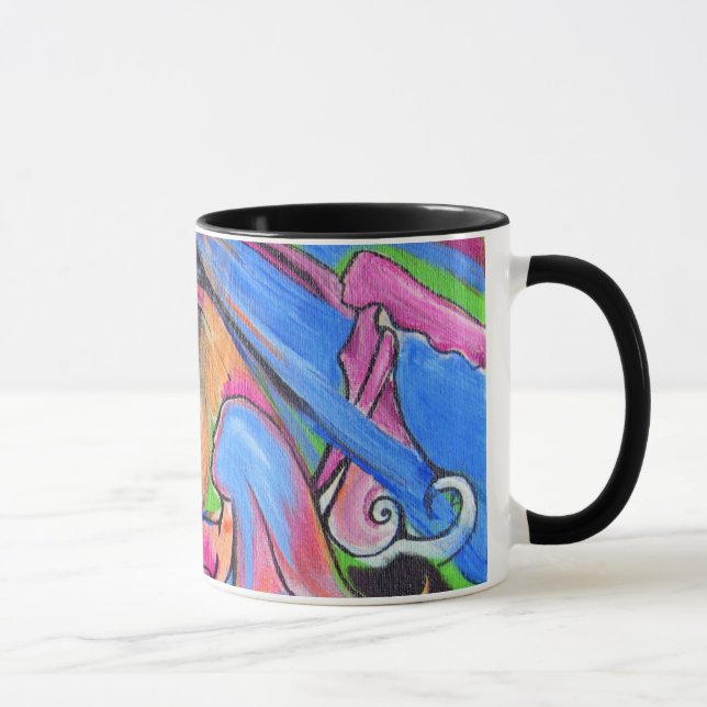 La tasse de café rose de sonnerie de Lovelies de (Droite)
