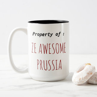 La tasse de la Prusse d'impressionnant