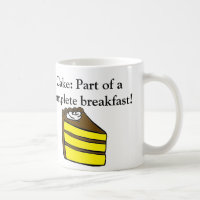 La tasse de l'amant de gâteau