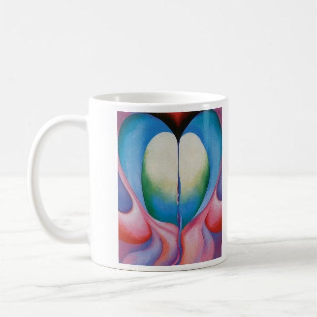 La tasse de l'artiste de la Géorgie O'Keefe (Gauche)