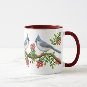 La tasse de mésange tuftée
