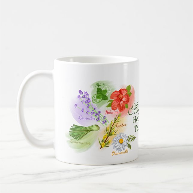 La tasse de thé aux herbes préférée de maman (Gauche)