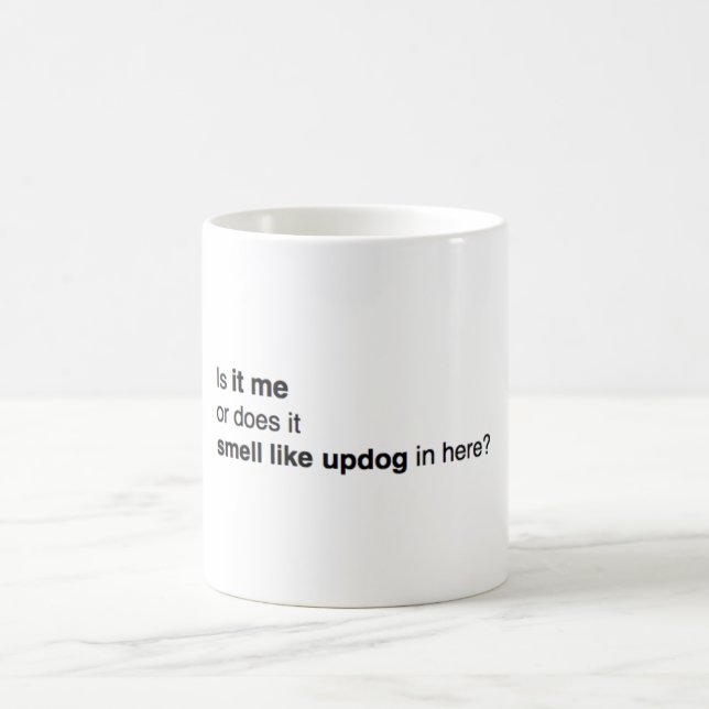 La tasse de "Updog" de bureau (Centre)