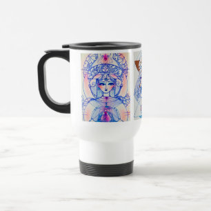 La tasse de voyage de trois Devi