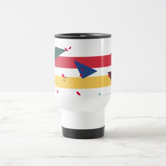La tasse de voyage des "Feuilles festifs" (Centre)