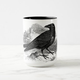 La tasse décorative de Raven
