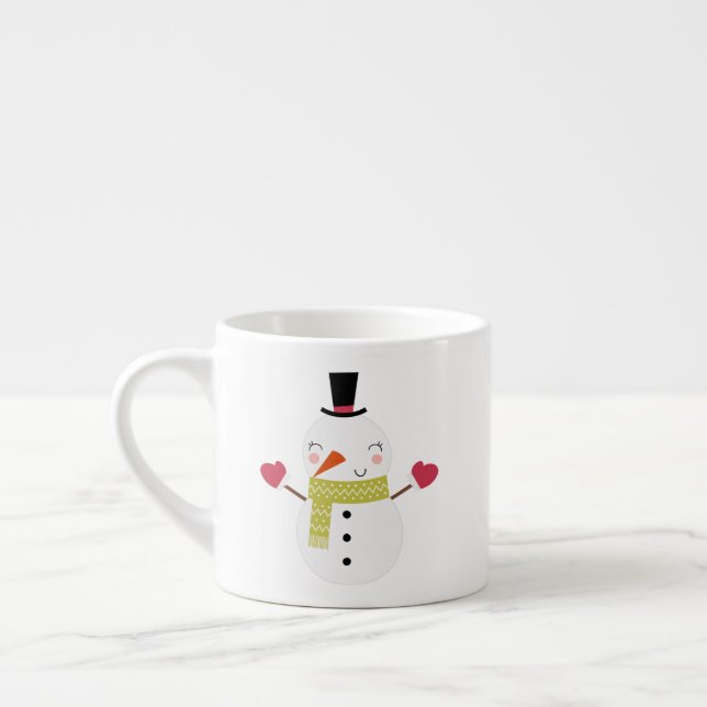 La tasse des enfants des mitaines du bonhomme de (Gauche)
