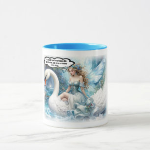 La tasse du cavalier de cygne poétique