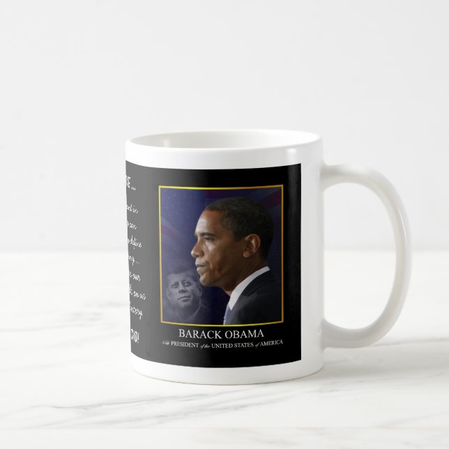 La tasse du collecteur d'inauguration d'Obama (Droite)