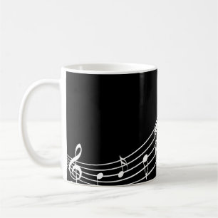 La tasse du musicien onduleux de personnels de