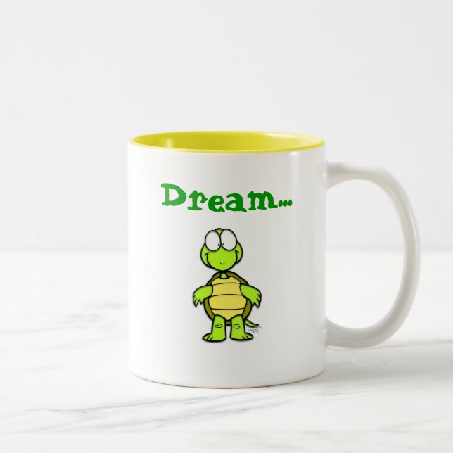 La tasse du rêveur par la tortue de Tommy (Droit)