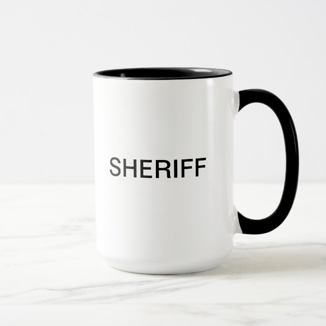 La tasse du shérif (Droite)
