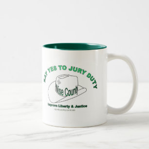 La tasse du Texas le comté de Wise indiquent oui