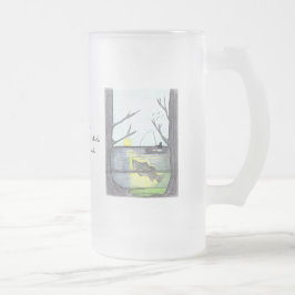 La tasse en verre givré de pêcheur……