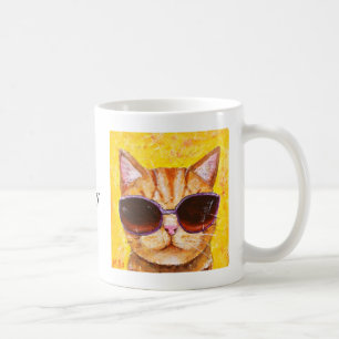La tasse faite sur commande de chat de tasse