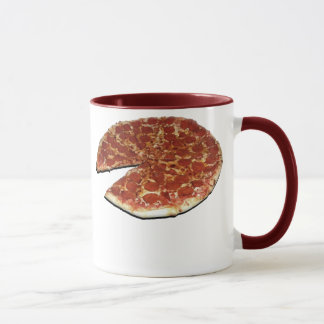 La tasse jumelle de pizzas