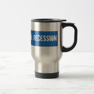 La tasse mentale de voyage de récession