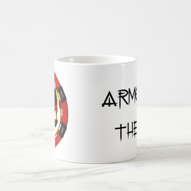 La tasse morphing de la main de l'homme mort (Centre)