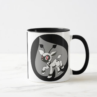 La tasse noire et blanche de Dears de