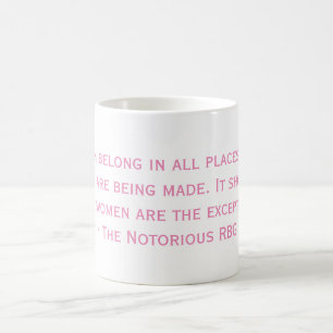 La tasse notoire de citation de RBG