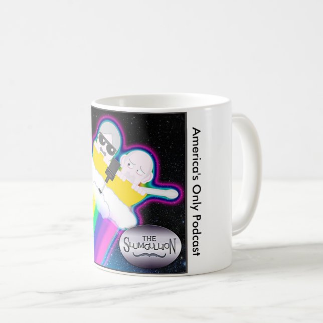 La tasse officielle de Podcast de Slumgullion (Devant droit)