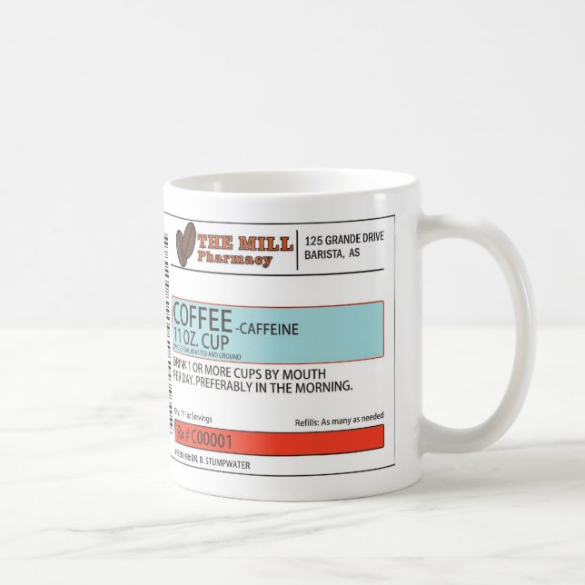 La tasse originale de prescription de café - 11 (Droite)