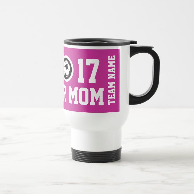 La tasse personnalisable pour la maman du football (Droite)