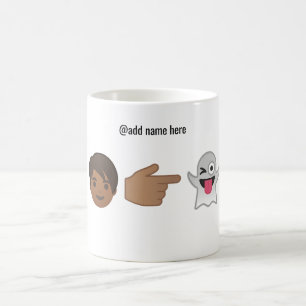 La tasse personnalisée   d'Emoji que vous êtes m