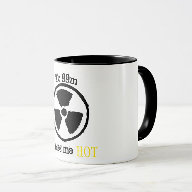 La tasse "Tc99m de ton de la technologie deux de (Devant droit)
