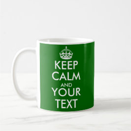 La tasse verte | gardent le calme et votre texte