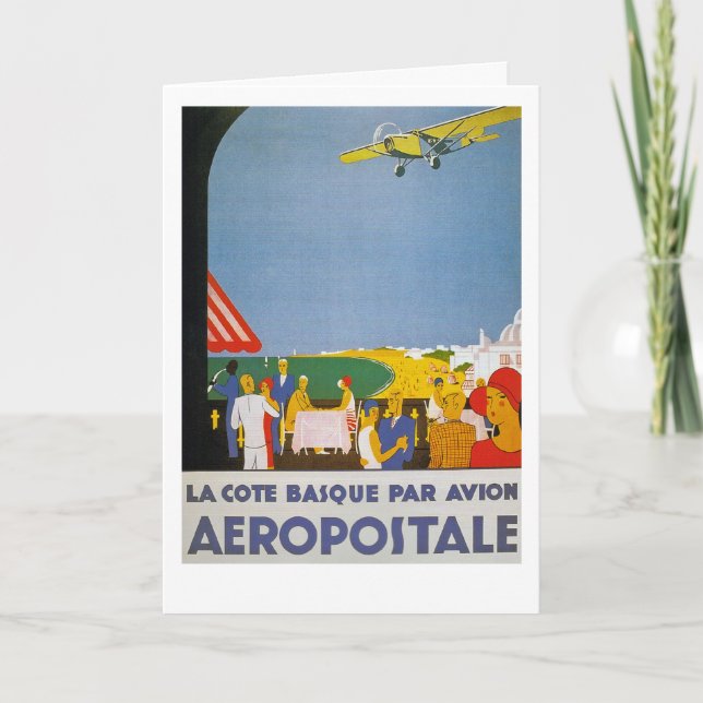 La-Taubenschlag-baskische Gleichheit Avion Karte (Vorderseite)