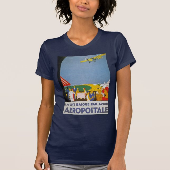 La-Taubenschlag-baskische Gleichheit Avion T-Shirt (Vorderseite)