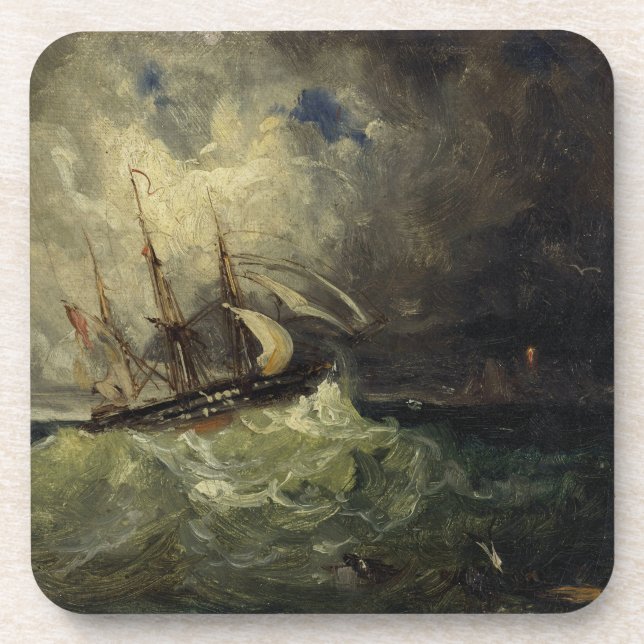 La Tempête - Félix Ziem Getränkeuntersetzer (Vorderseite)