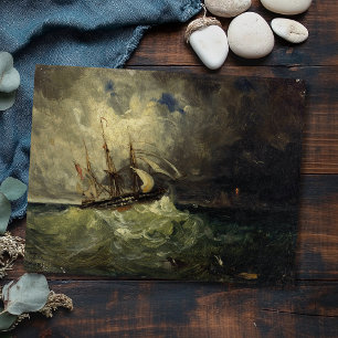 La Tempête - Félix Ziem Postkarte