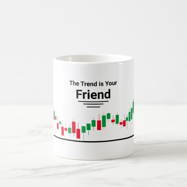 La tendance est votre AMI café Mug (Centre)
