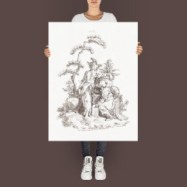 La Terre" aus der Serie "The Four Elements". Poster