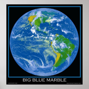 La terre - le grand marbre bleu - affiches de