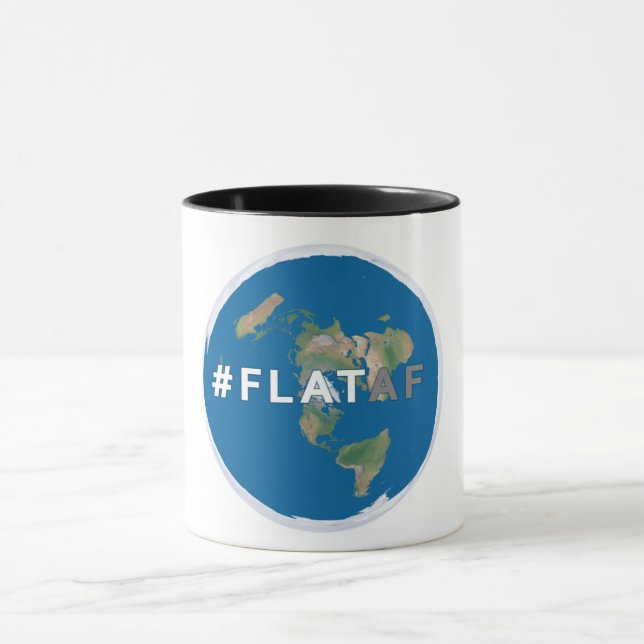 La terre plate plate du #flataf | de la tasse de (Centre)