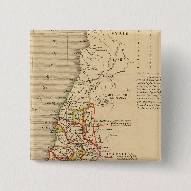 La Terre Sainte Sainte Salomon Button (Vorderseite)