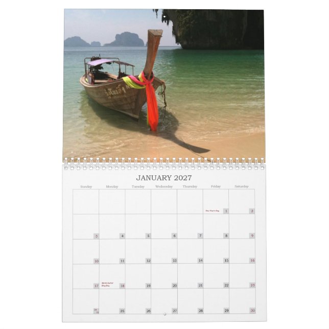 La Thaïlande échoue le calendrier 2012 (Jan 2027)