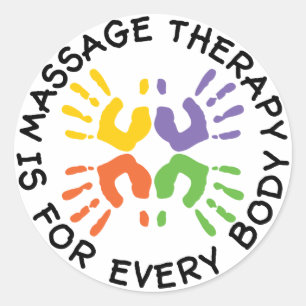 La thérapie de massage est pour des autocollants