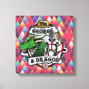 La Toile Enveloppée De George Et De Dragon
