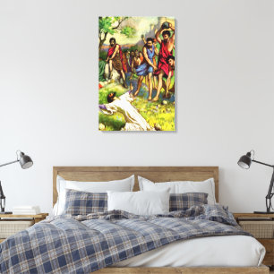 La toile enveloppée de lapidation