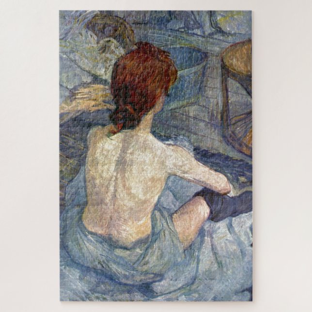 La Toilette Rousse - Malerei Toulouse-Lautrec (Vertikal)