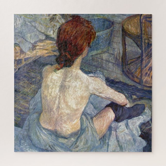 La Toilette Rousse - Malerei Toulouse-Lautrec (Vertikal)