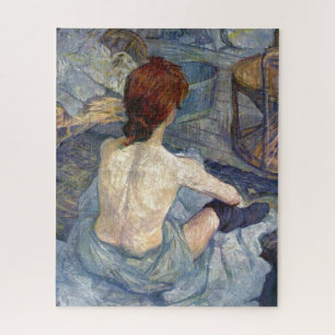 La Toilette Rousse - Malerei Toulouse-Lautrec