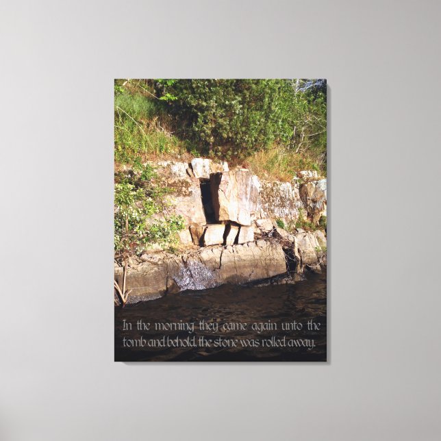 La Tombe de Jésus toile Imprimer (Recto)