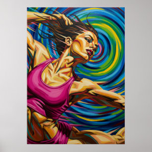 LA TORSION DU GESTE (Die Drehung der Geste) Poster