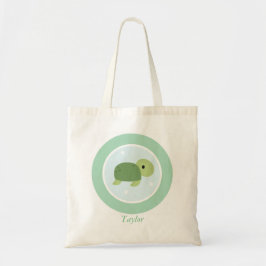 La tortue de mer mignonne badine le sac